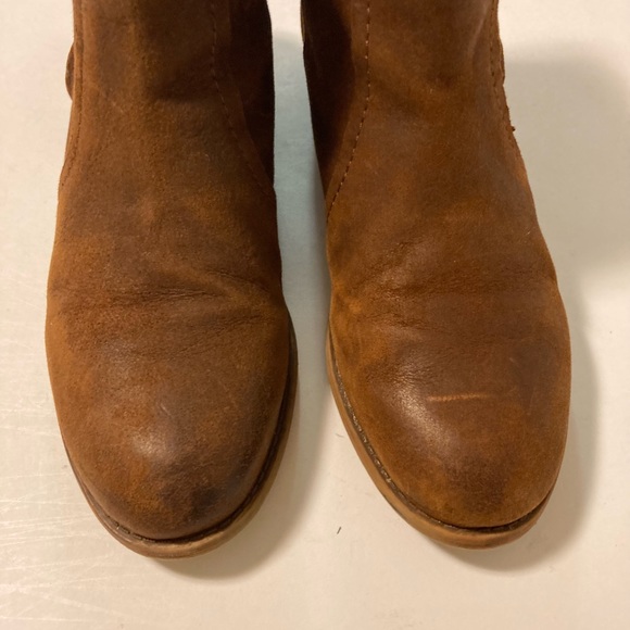 Franco Sarto Kelvin Tan Leather Ankle Boots size 8 - Picture 13 of 16